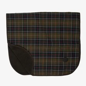 Barbour Medium Dog Blanket in Tartan/Brown