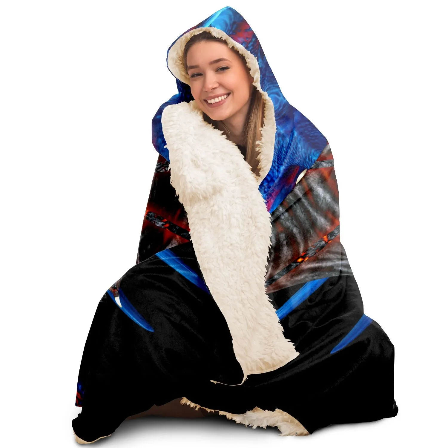Dragon Wings Hooded Blanket