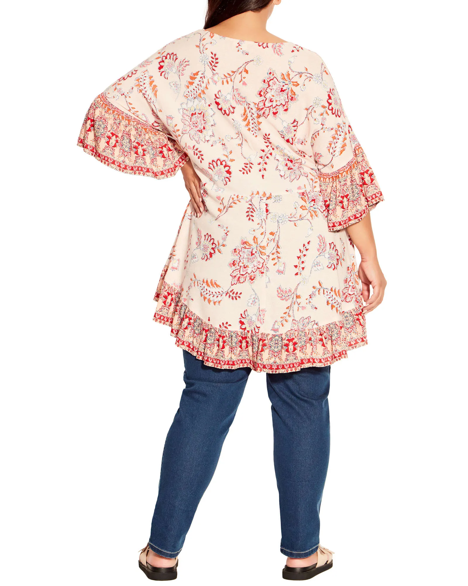 Harper Tunic | Ivory Tuscan Bird