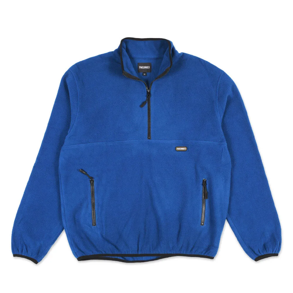Theories Catskills Lightweight Fleece Half-Zip Blue